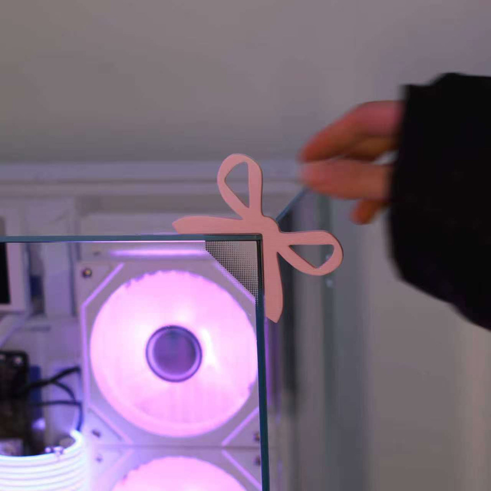 Kawaii Tech Accessories - Decoración para Monitor, Lazo Decorativo para