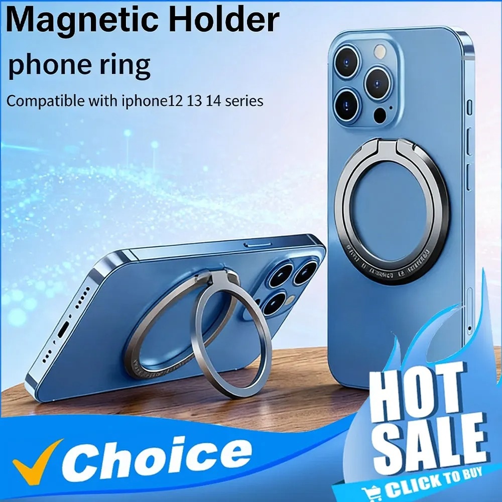 Mobile Tech Accessories - Soporte magnético para teléfono con anillo