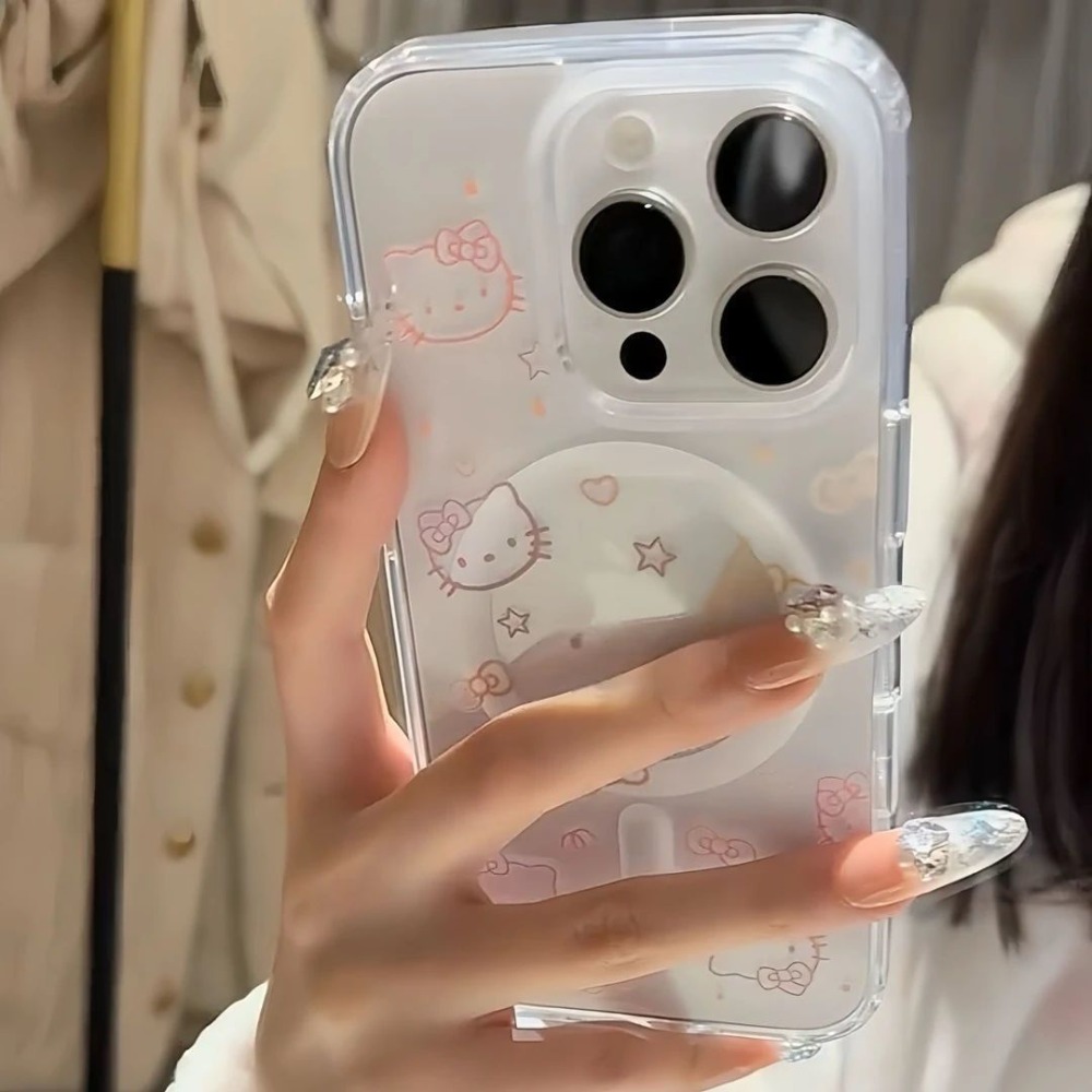 Mobile Tech Accessories - Funda Protectora Magnética Creativa de Lujo