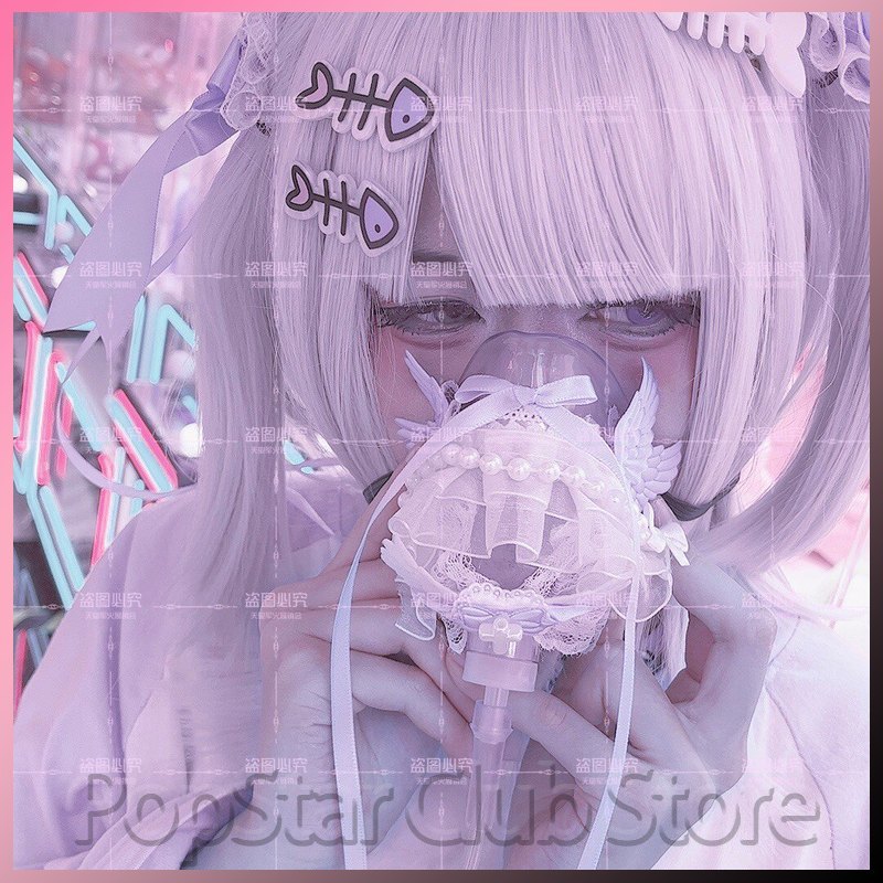 Máscara de oxígeno decorativa  - Kawaii Tech Accessories reseña y precio